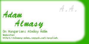 adam almasy business card